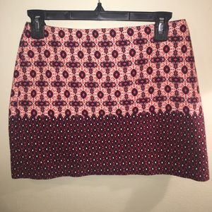 TopShop Summer Pattern Mini Skirt